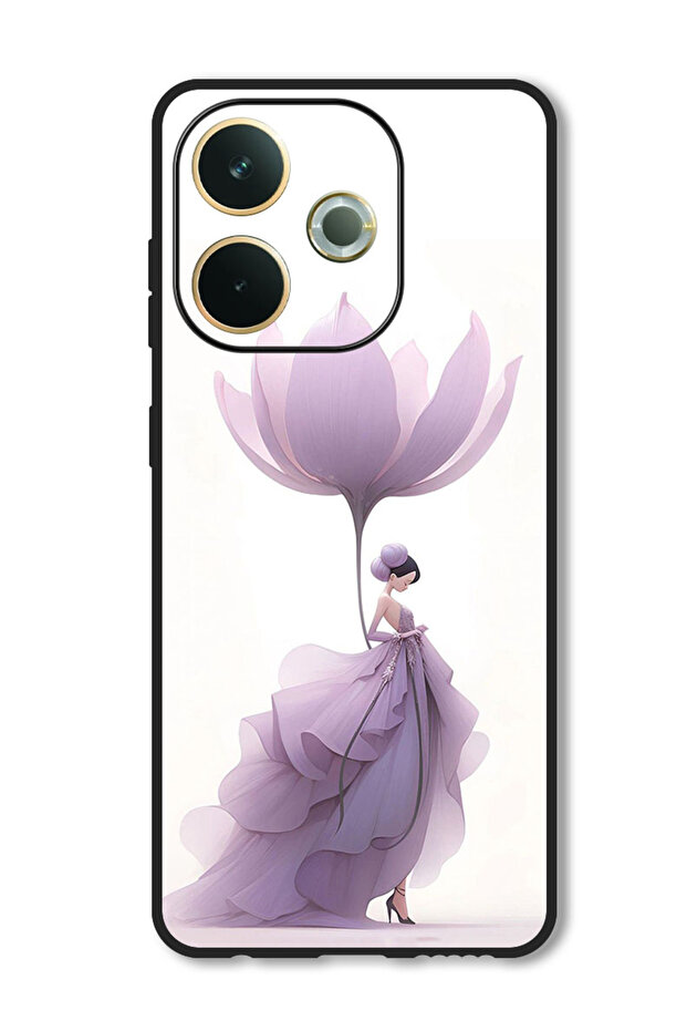 Case Compatible with Oppo A5 Pro Protection Shockproof Bumper Cover Women Flower