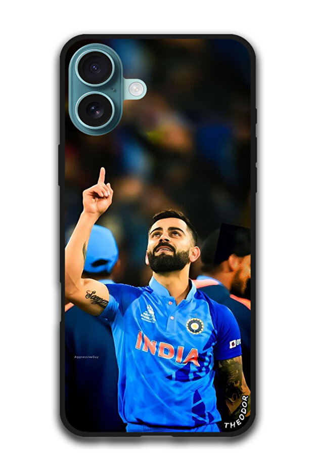 Protective Case Anti Scratch Shock Proof Bumper Cover For iPhone 16 Plus (6.7)-inch Virat Kholi 4