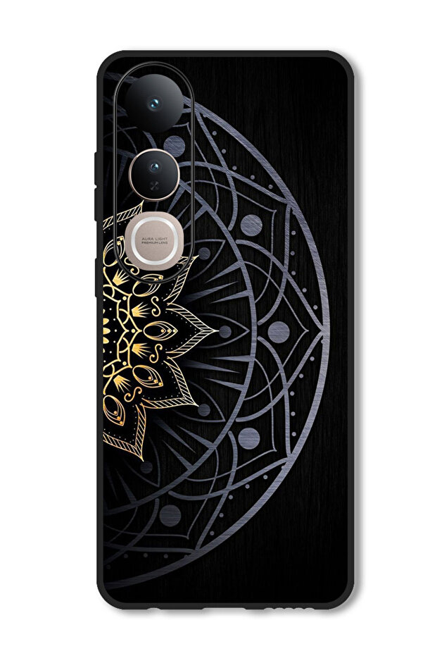 Case Compatible with Vivo V50 Lite Protection Shockproof Bumper Cover Floral Art 2