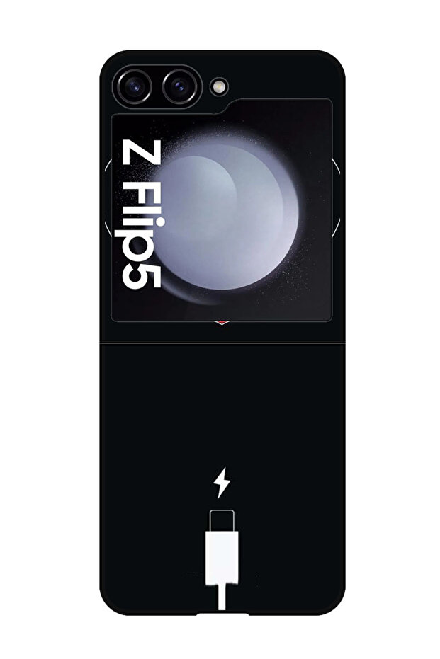 Protective Case Anti Scratch Shock Proof Bumper Cover For Samsung Galaxy Z Flip 5 Heart Battery Low