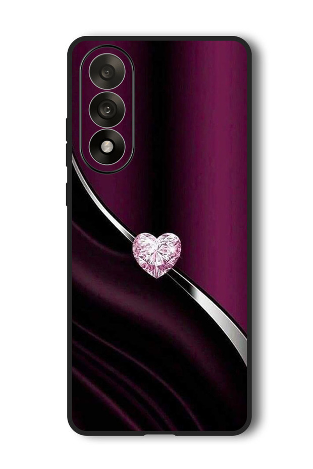 Case Compatible with OnePlus Nord 5 6.83 Inch Protection Shockproof Bumper Cover Diamond Heart