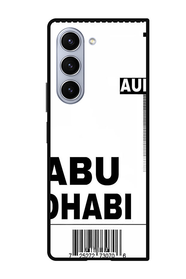 Protective Case Anti Scratch Shock Proof Bumper Cover For Samsung Galaxy Z Fold 5 AUH boarding pass