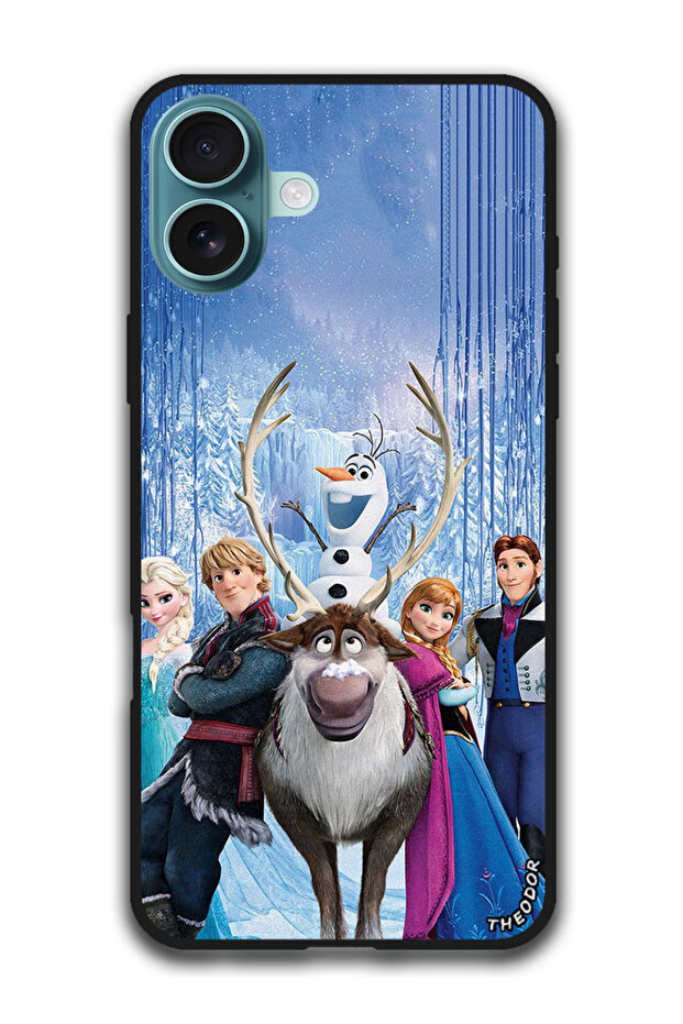 Protective Case Anti Scratch Shock Proof Bumper Cover For iPhone 16 Plus (6.7)-inch Anna Elsa Ice