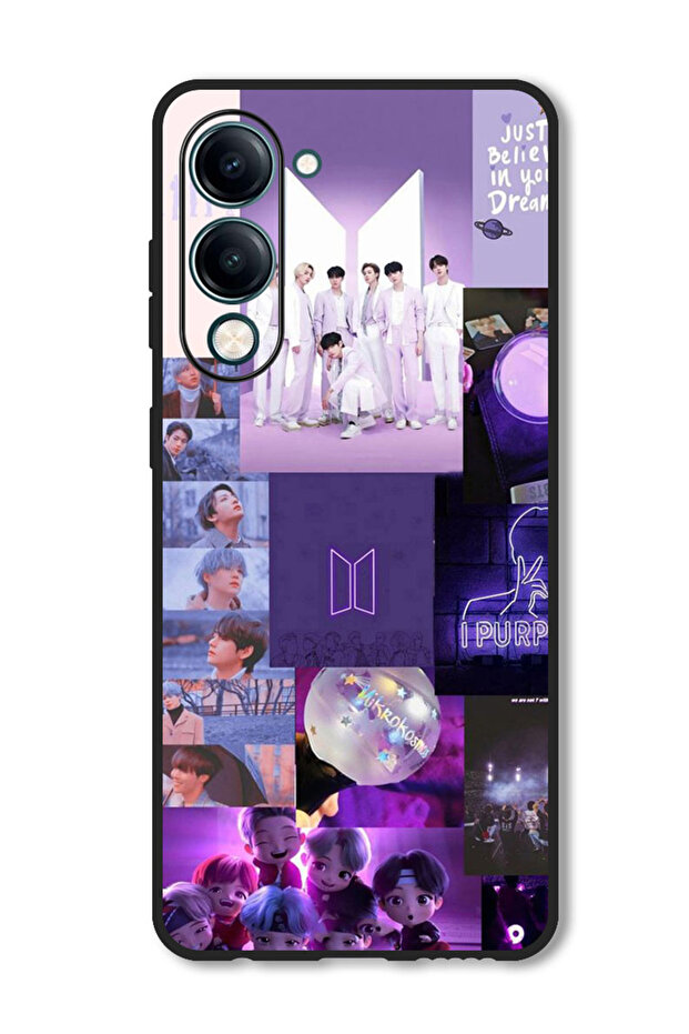 Case Compatible with Vivo Y29s Protection Shockproof Bumper Cover BTS collage