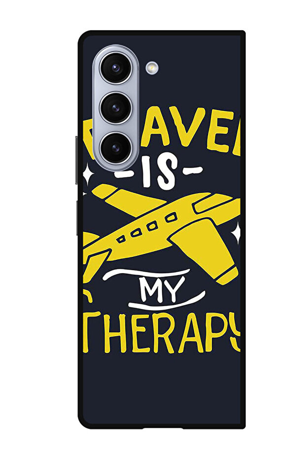 Protective Case Anti Scratch Shock Proof Bumper Cover For Samsung Galaxy Z Fold 5 Travel Therapy