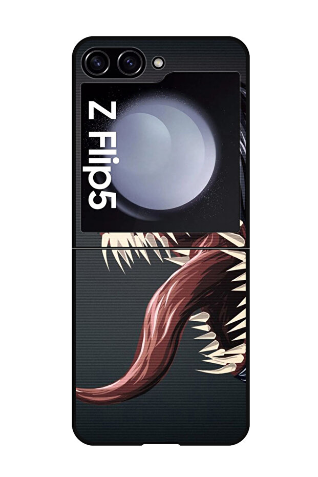 Protective Case Anti Scratch Shock Proof Bumper Cover For Samsung Galaxy Z Flip 5 Venom (2)