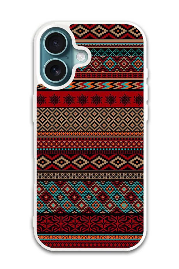 غطاء حماية لهاتف أبل آيفون 16 بلس (مصد أبيض) - 1