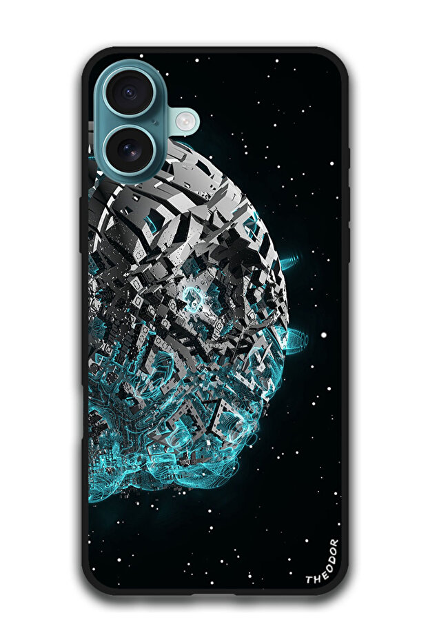 Protective Case Anti Scratch Shock Proof Cover For iPhone 16 Plus (6.7)-inch spaceship_scifi_space