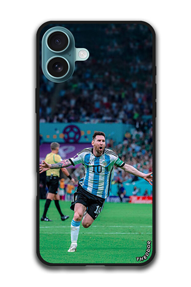 Protective Case Anti Scratch Shock Proof Bumper Cover For iPhone 16 Plus (6.7)-inch Messi 5