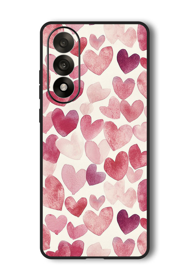 Case Compatible with OnePlus Nord 5 6.83 Inch Protection Shockproof Bumper Cover Heart Painitng