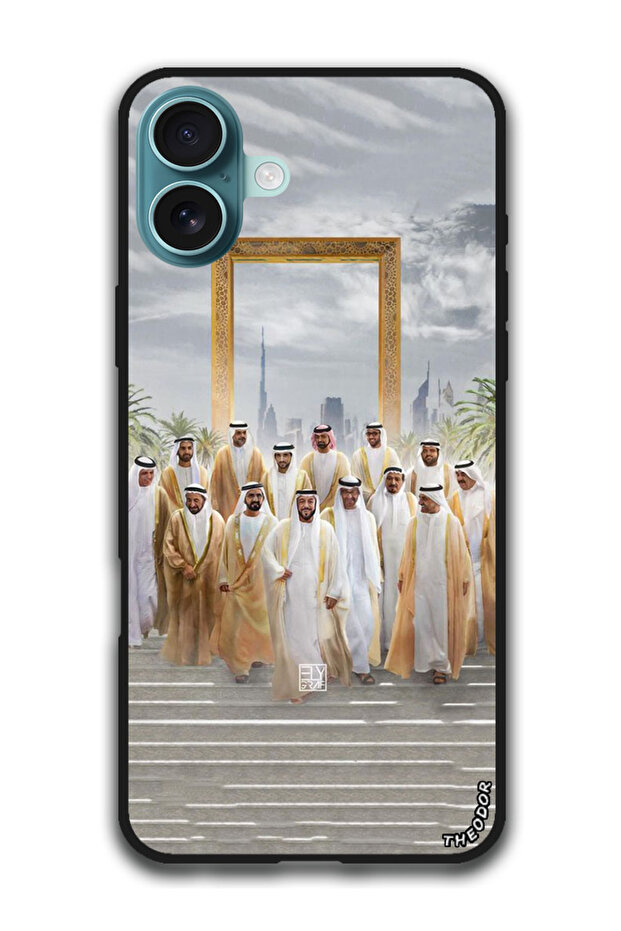 Protective Case Anti Scratch Shock Proof Bumper Cover For iPhone 16 Plus (6.7)-inch Dubai Rulers