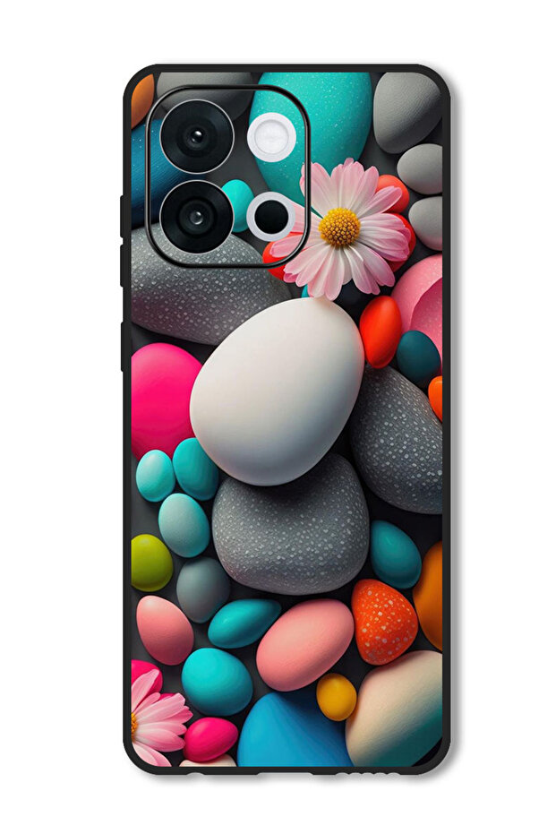 Case Compatible with OnePlus 13T 6.32 Inch Protection Shockproof Bumper Cover Colourful Stones