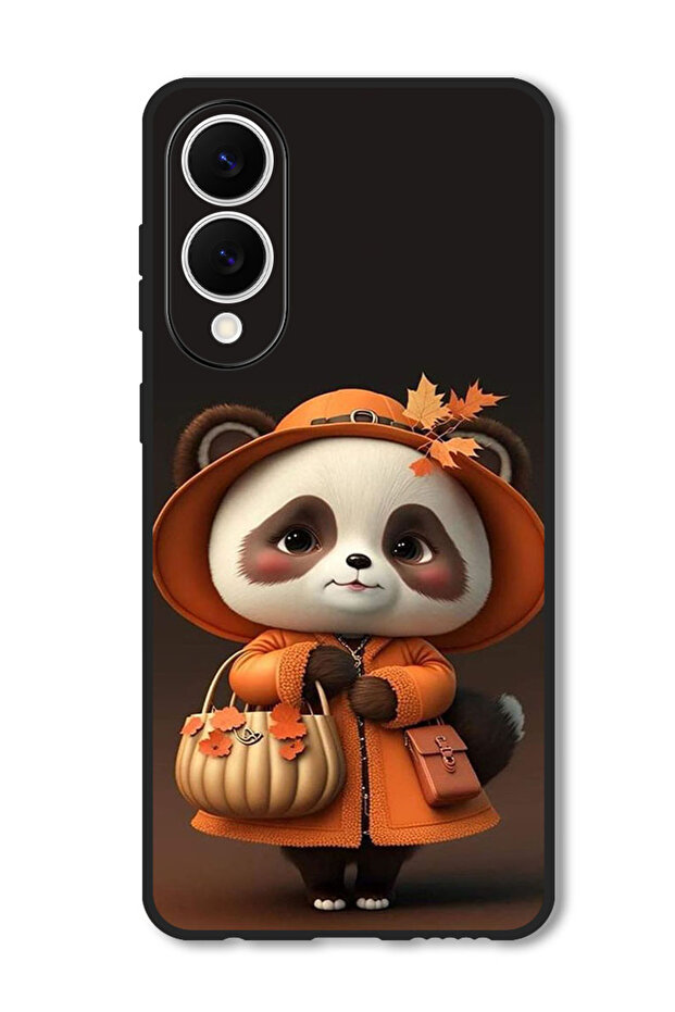 Case Compatible with Samsung Galaxy S25 Edge 6.7 Inch Protection Shockproof Bumper Cover Panda Lady