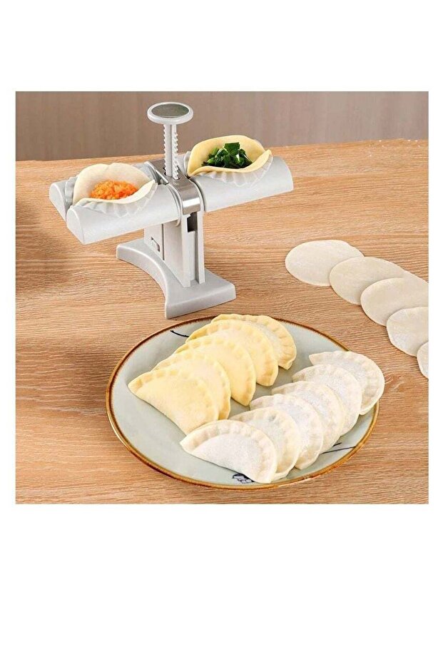 BAIG Dumpling Maker Machine Household Double Head Automatic Dumpling Mould Empanada Maker Press Pot - 1