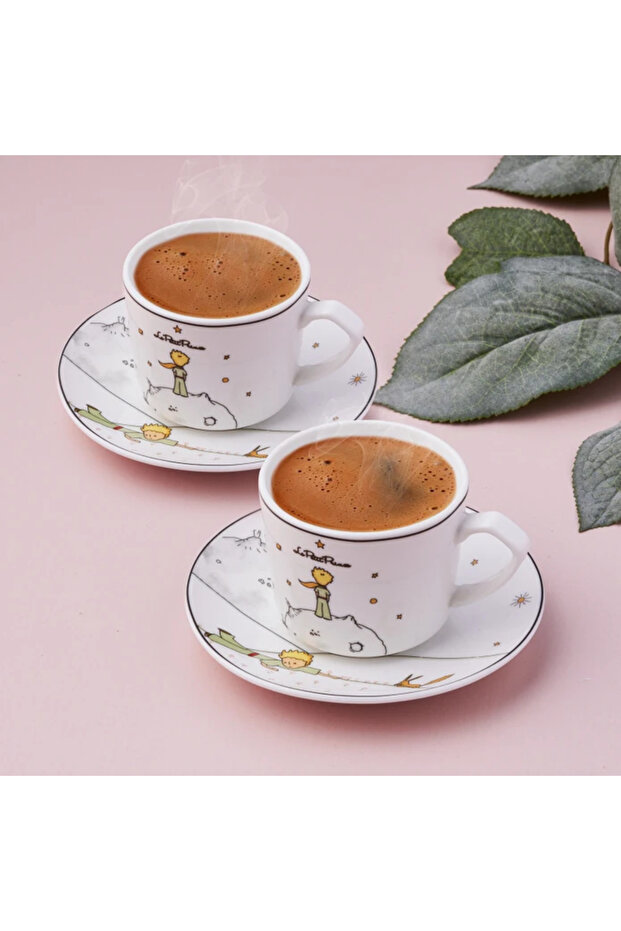 - Karaca - Little Prince 2-Person Coffee Cup Set 80 ml