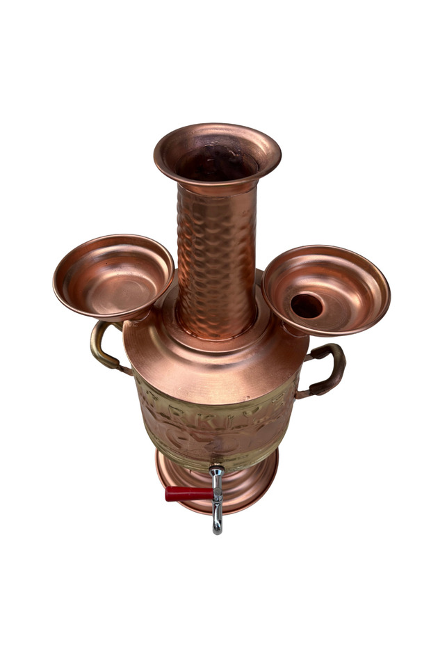 Bakır Semaver 5 Litre - 3