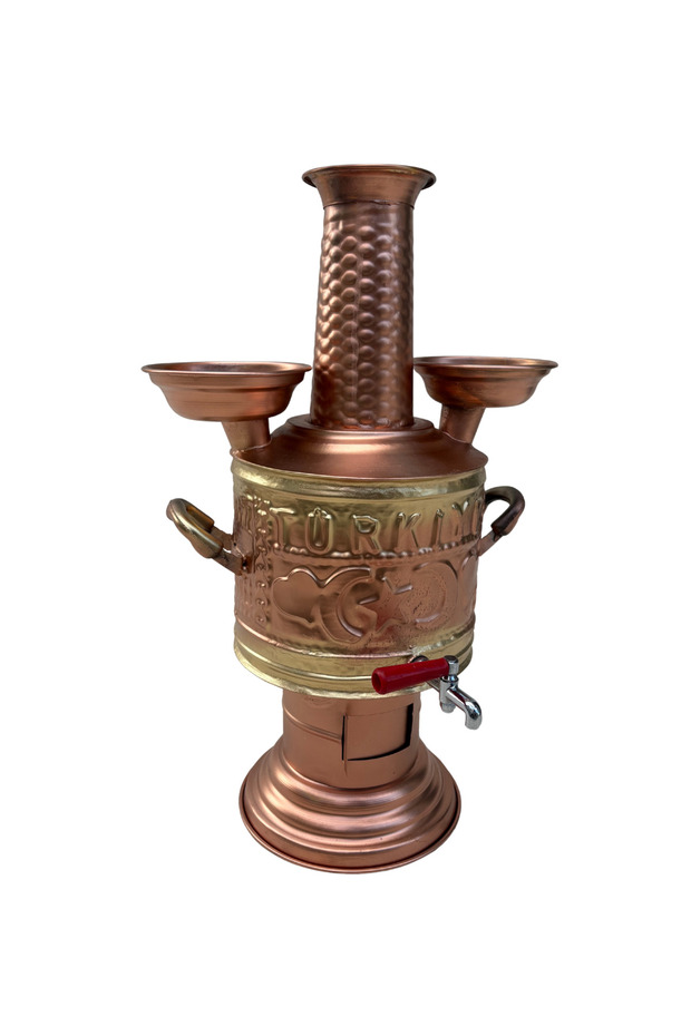 Bakır Semaver 5 Litre - 1