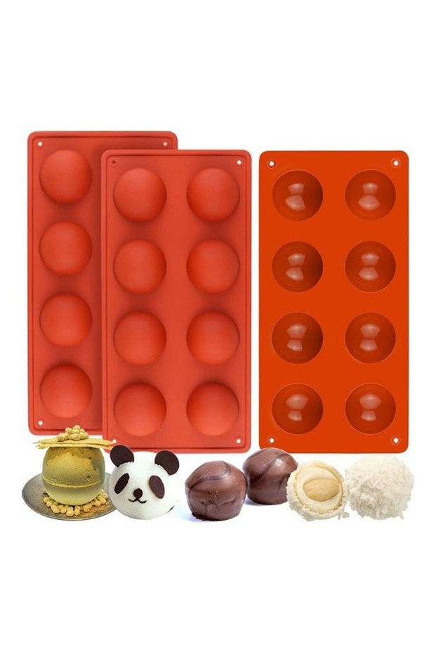 Silicone Mold/ Bite Sized Chocolate Bombs Mold/ Round Dome Half Sphere Mold for Cake Baking, Jelly,