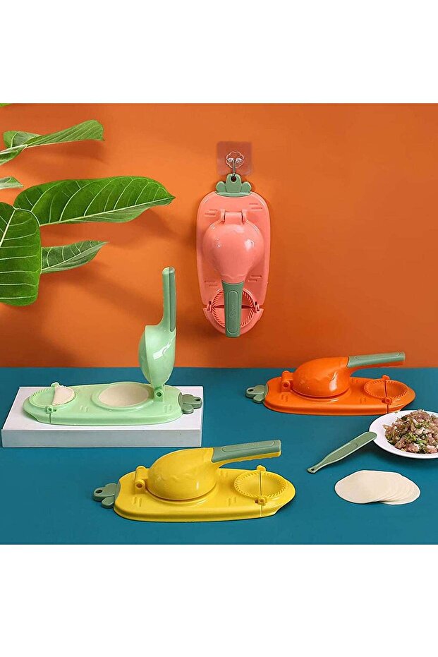 DubaiGallery 2 In 1 Dumpling Maker, Kitchen DIY Manual Dumpling Maker Mould, Kitchen Dumpling Makin