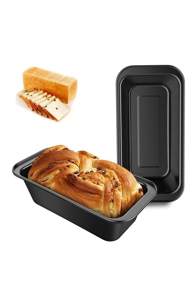 ECVV No-Stick Carbon Steel Toast Pan-Bread Mold Bakeware Rectangular Cake Bread Loaf Pan Baking Mol