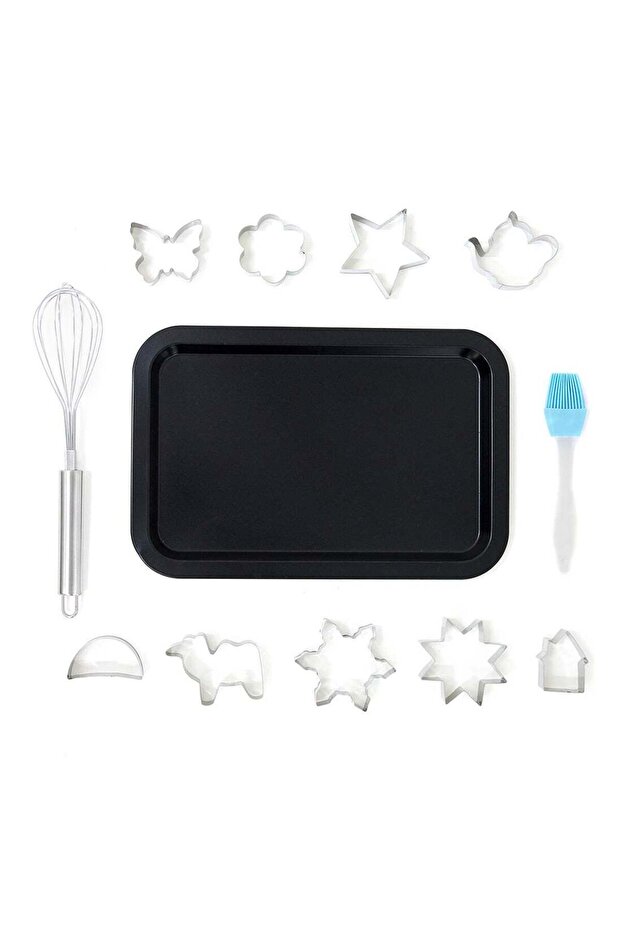12 Piece Oven Pan Set - Made Of Carbon Steel - Arabic Shapes - Baking Pan - Oven Trays - Cake Tray