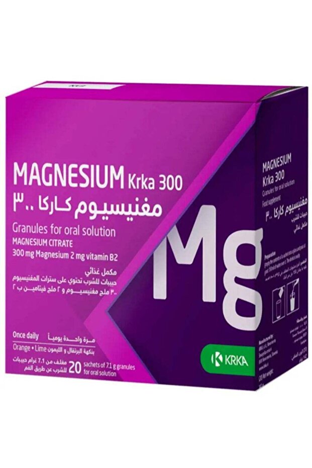 Dermazonn Magnesium Krka 300 mg 20 Sachets