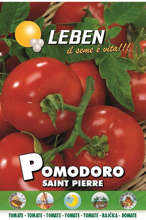 Tomato (Pomodoro Saint Pierre) Premium Quality Seeds Made in Italy