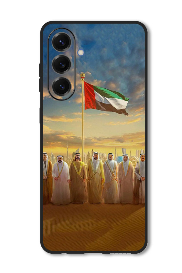 Case Compatible with Samsung Galaxy M56 6.74 Inch Protection Shockproof Cover Uae Flag Uae Rulers