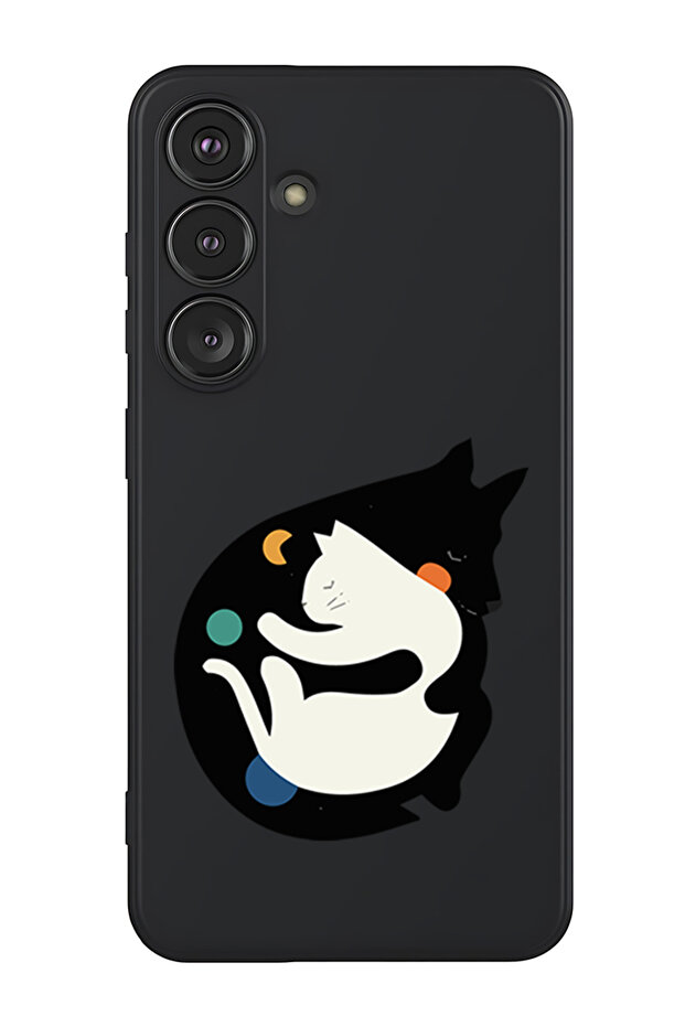 Protective Liquid Silicone Shockproof Case For Samsung Galaxy S25 Plus (Black) - More Hugs