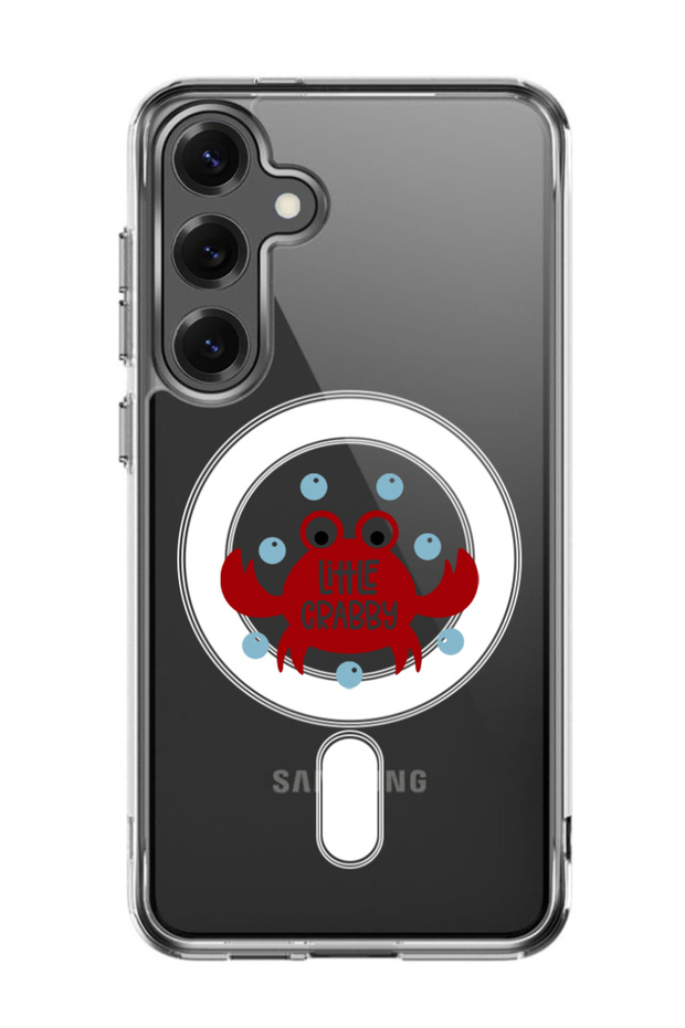 Case for Samsung Galaxy S25 Plus Compatible with MagSafe, Cover Little crabby