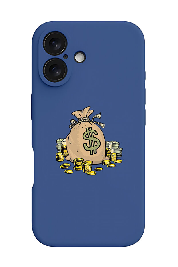iPhone 16 Plus Blue Protective Liquid Silicone Shockproof Case - do-not-touch
