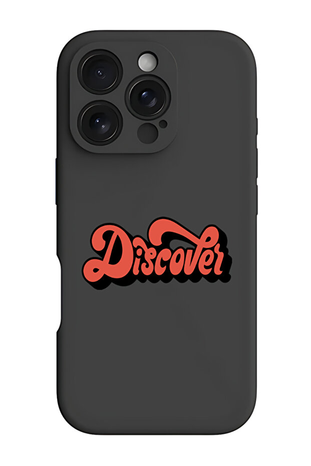 iPhone 16 Pro Max Black Protective Liquid Silicone Shockproof Case - Discover