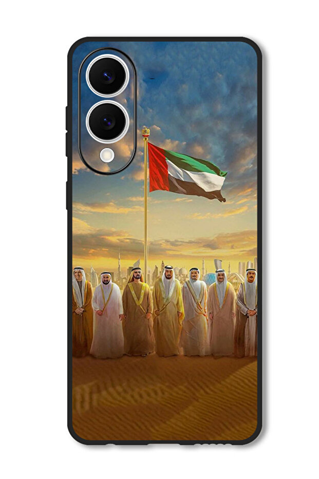 Case Compatible with Samsung Galaxy S25 Edge Protection Shockproof Cover Uae Flag Uae Rulers