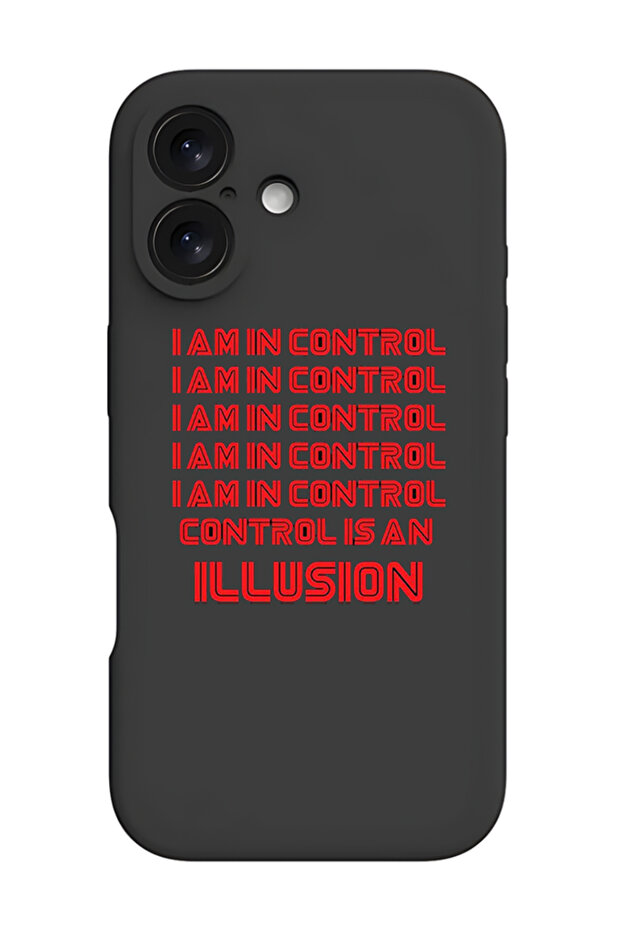 غطاء حماية سيليكون سائل مقاوم للصدمات لجهاز iPhone 16 Plus باللون الأسود - Control - 1