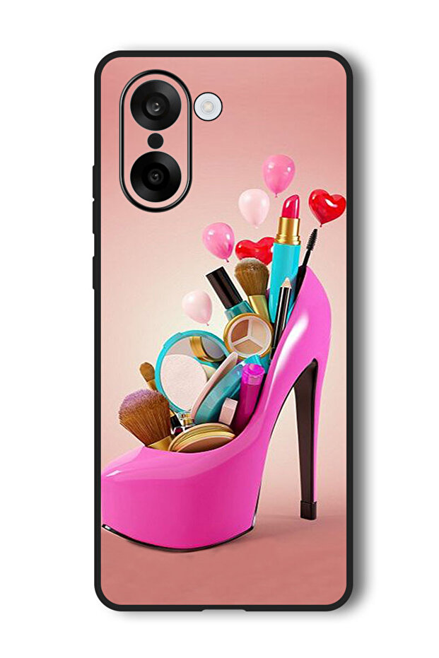 Case Compatible with OnePlus Nord CE 5 6.77 Inch Protection Shockproof Cover Shoe With Makeup Items