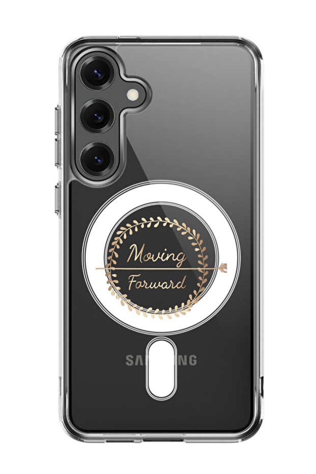 Case for Samsung Galaxy S25 6.2-inch Compatible with MagSafe, Shockproof Phone Cover Moving Forward