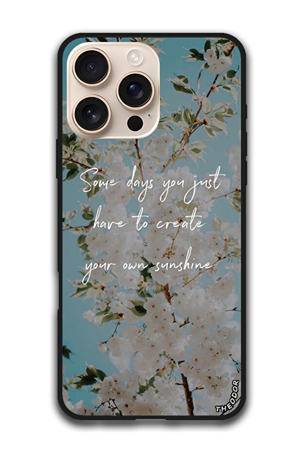 Protective Shock Proof Cover For iPhone 16 Pro Max (6.9)-inch Create your sunshine