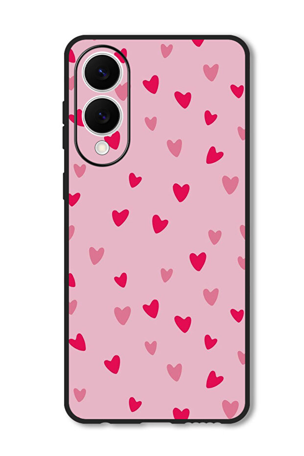 Case Compatible with Samsung Galaxy S25 Edge 6.7 Inch Protection Shockproof Cover Small Hearts