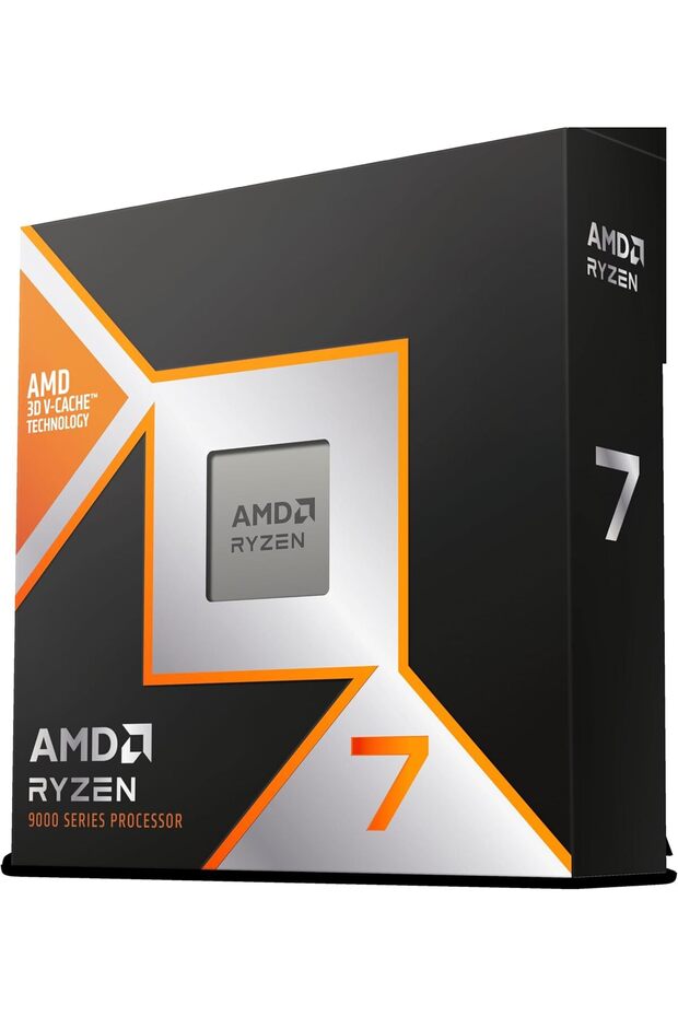 معالج سطح المكتب Ryzen 7 9800X3D - 8 أنوية و16 خيطًا، مقبس AM5 - 1