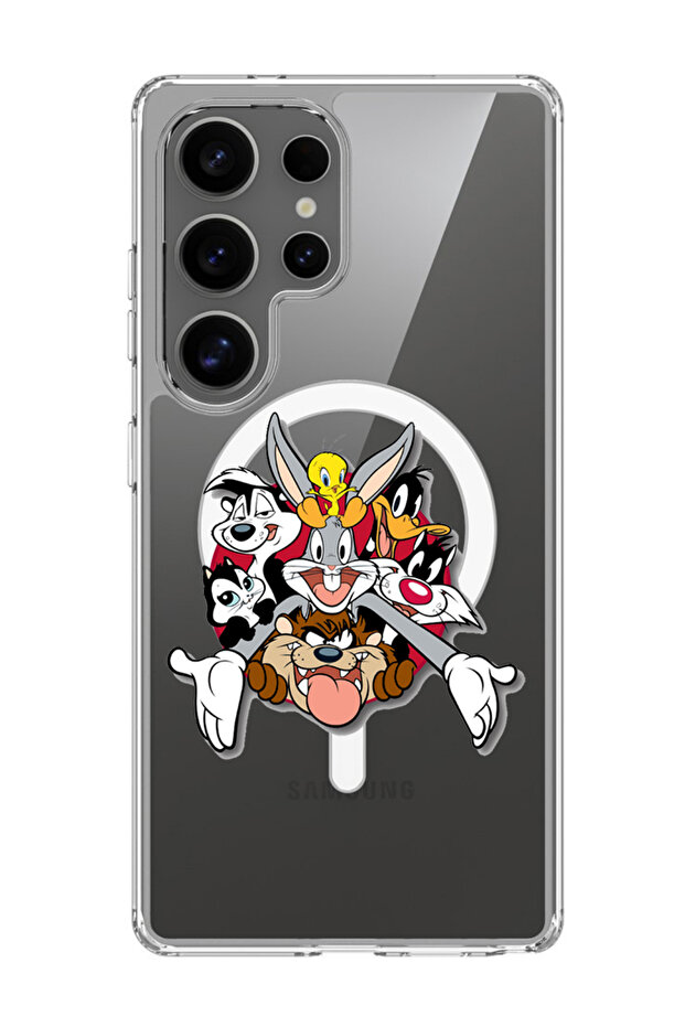 Case for Samsung Galaxy S25 Ultra Compatible with MagSafe, Cover Looney Tunes