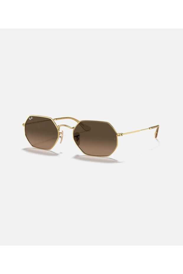 RB3556N 912443 Octagonal Sunglasses Brown Gradient Size 53
