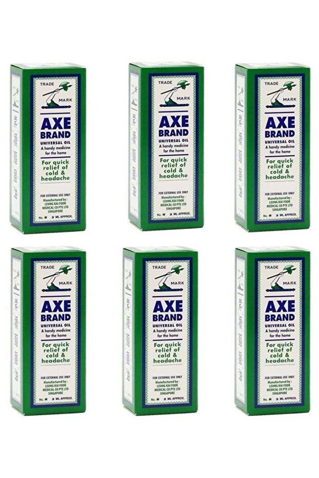 Pack Of 6 Universal Oil For Quick Relief Of Cold And Headache 3ml