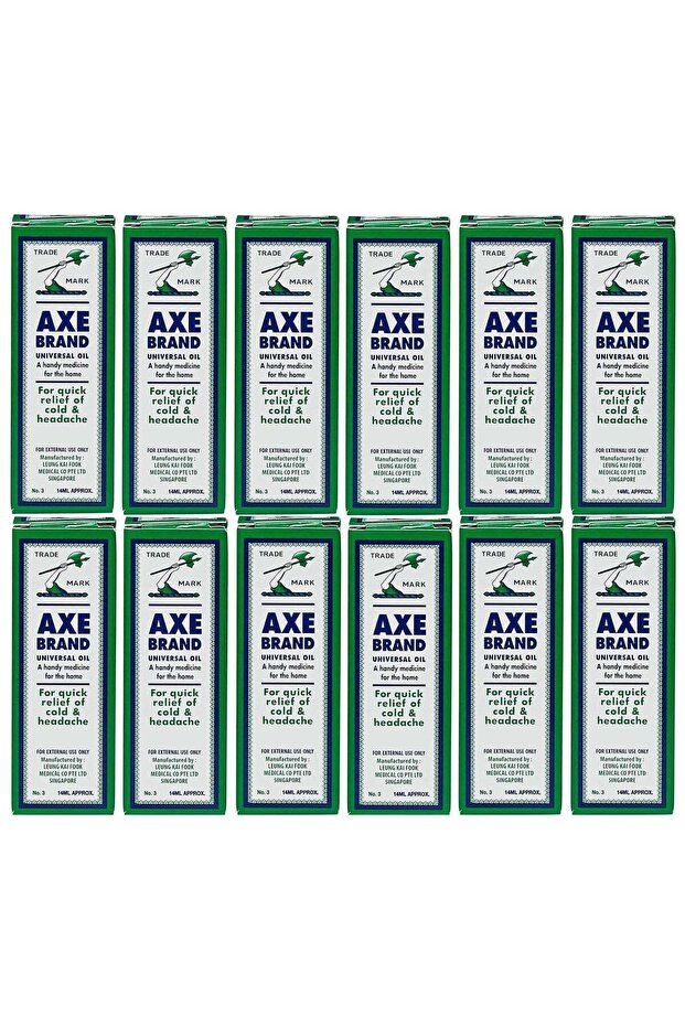Universal Oil For Quick Relief Of Cold And Headache 14ml (Pack of 12)