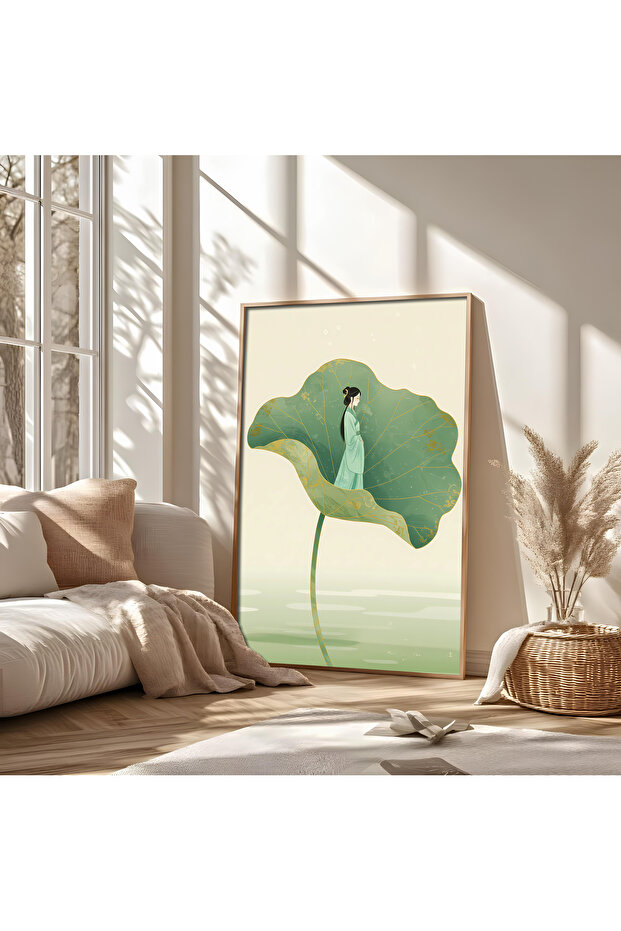 Minimalist Uzak Doğu Sanatı - Tekli Tablo - 2