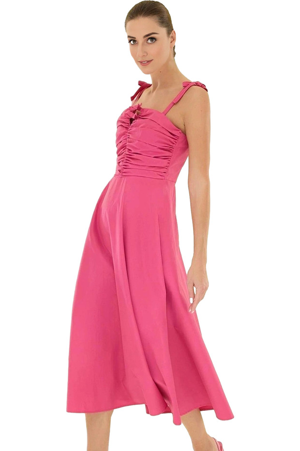 Women's Maxi a Line Terrycotton Dress Sweetheart Neckline Casual Stylish Design Summer Indispensable