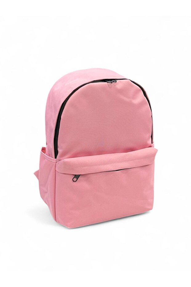 Unisex Medium Size 2 Su Mataralikli Hugbag Pink Espak 2 Compartment Backpack, School, Sports Bag