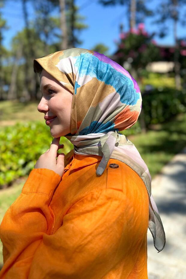 Eșarfă din bumbac Soft Touch - 7291229-004 - 2