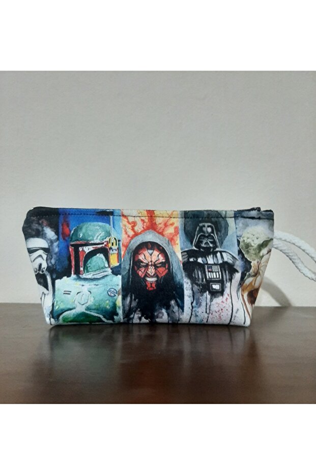Owl Bag Star War Character Pattern Pen Holder - Makeup Bag
