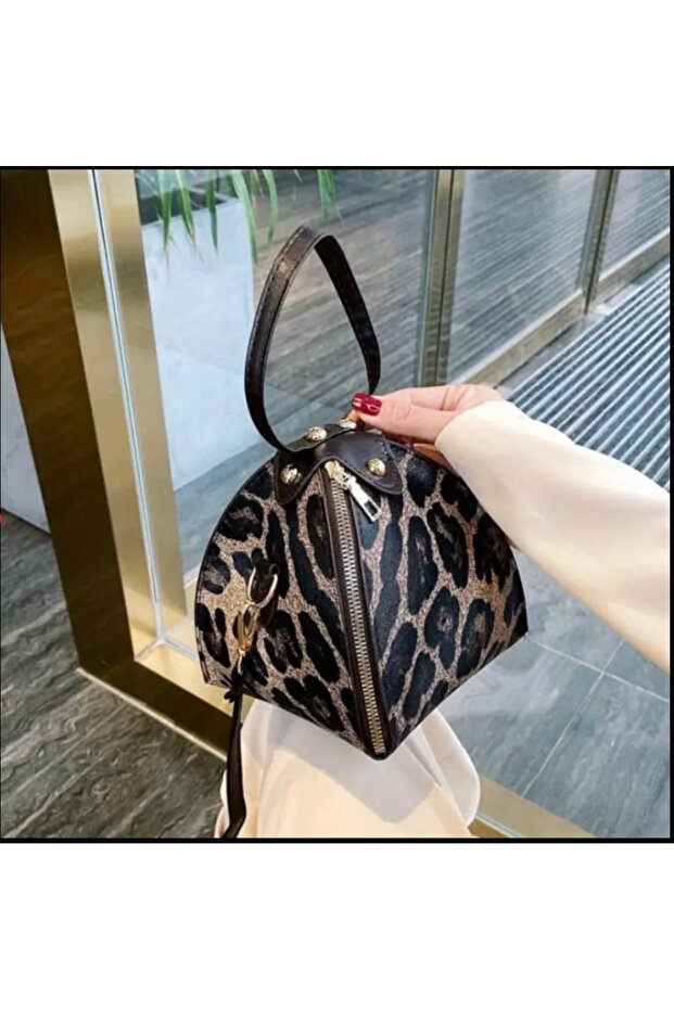 Dilusso leopar çanta - 1