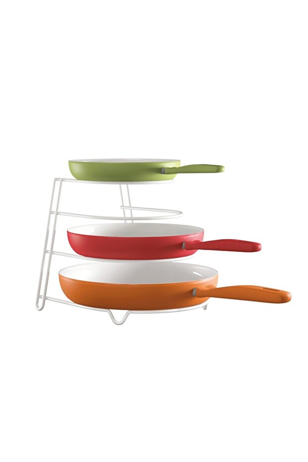 White rack for 4 pans - 4